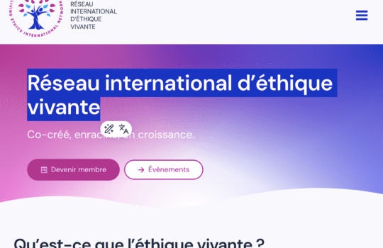 Réseau international d’éthique vivante